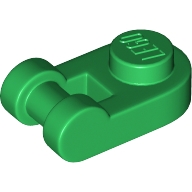 Lego destička půlkulatý 1x2 s tyčinkou (madlem), zelená (6253140)
